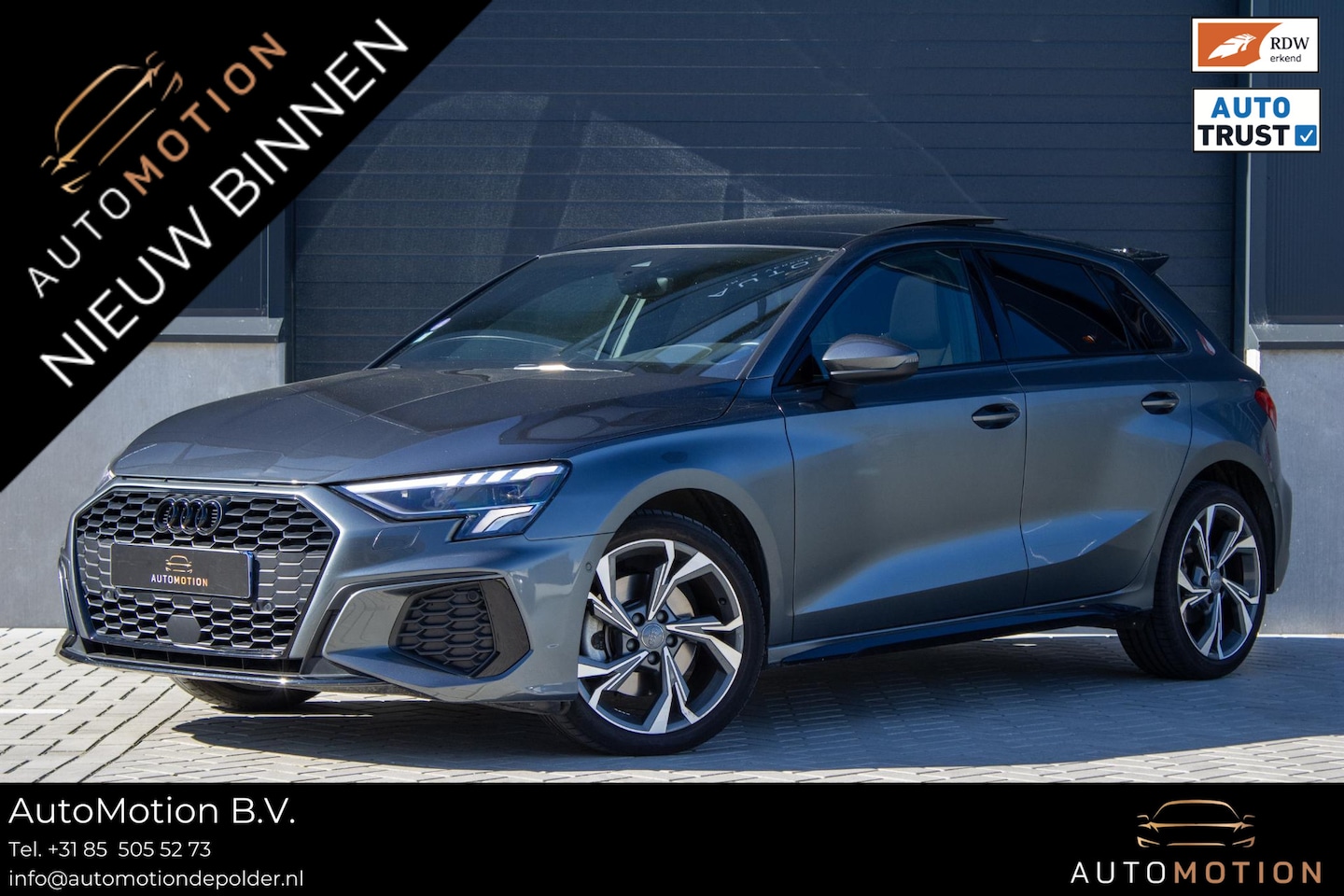 Audi A3 Sportback - 35 TFSI S Line PANO LEDER CAMERA KEYLESS ACC - AutoWereld.nl