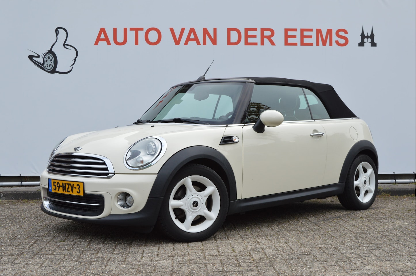 MINI Cabrio - Mini 1.6 Cooper Chili NL-Auto / Leder / Elec. kap - AutoWereld.nl