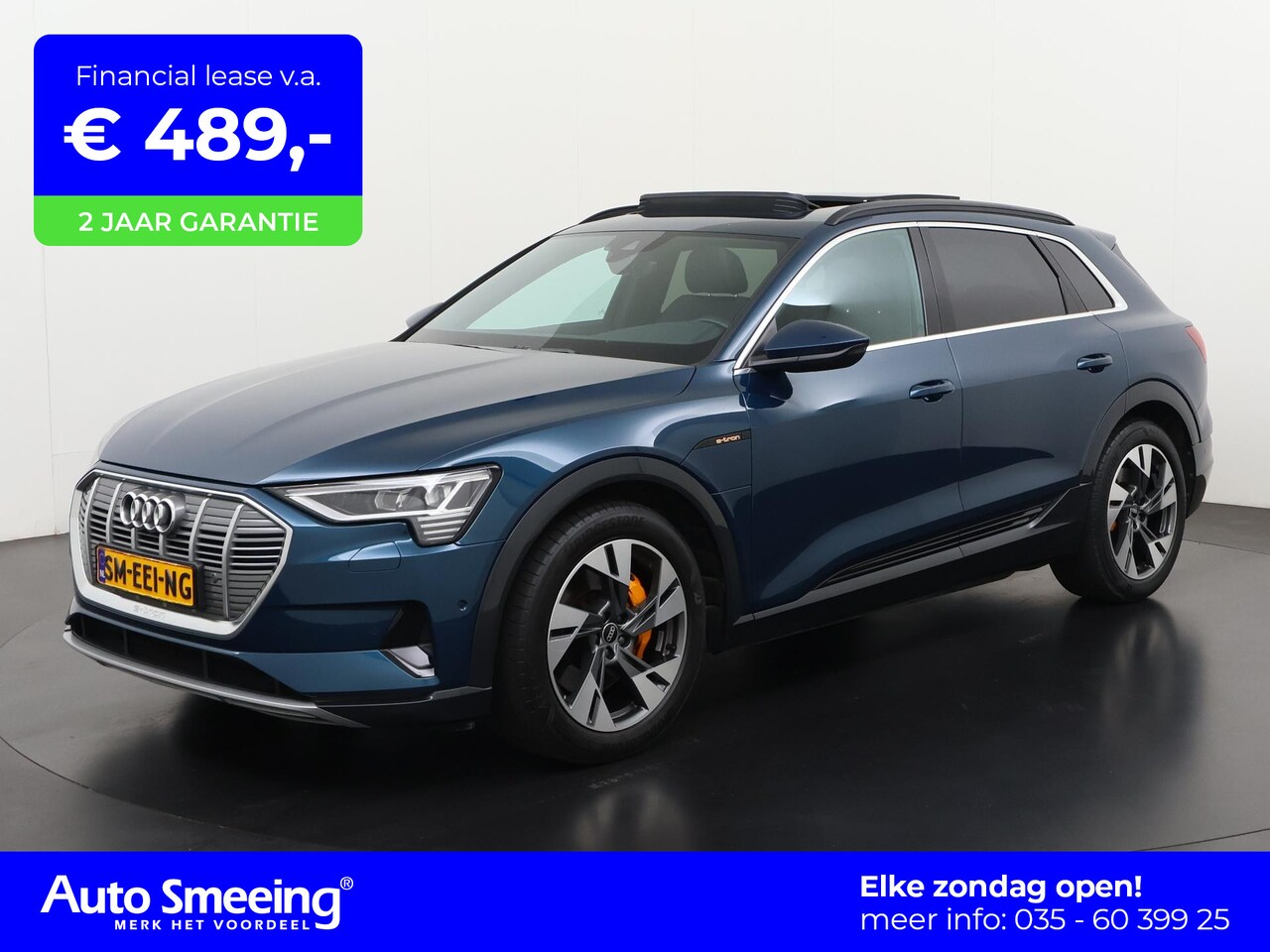 Audi e-tron - 55 quattro Advanced S-Line Int. 95 kWh | SOH 92% | Panoramadak | Trekhaak | Zondag Open! - AutoWereld.nl