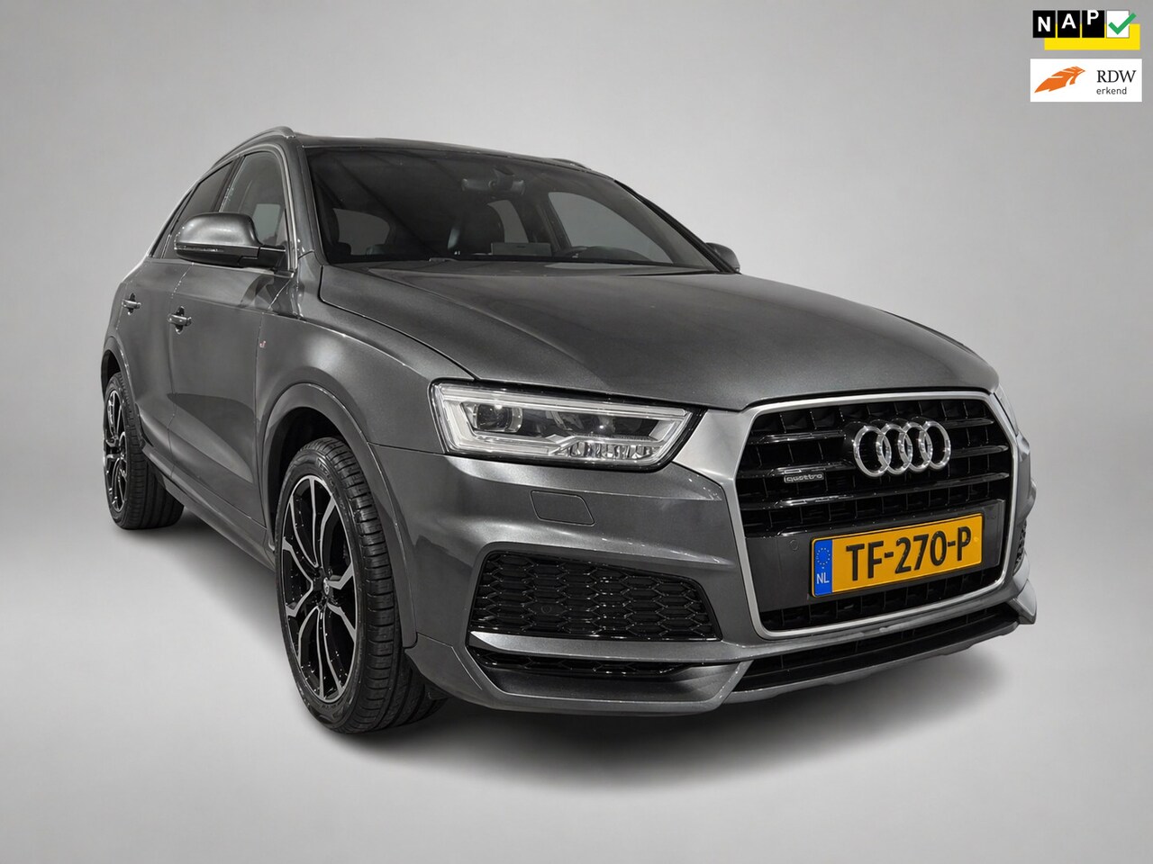 Audi Q3 - 2.0 TFSI Quattro Sport Advance - 3x S-Line - NL Auto - Clima - Cruise - Navi - Stoelverwar - AutoWereld.nl