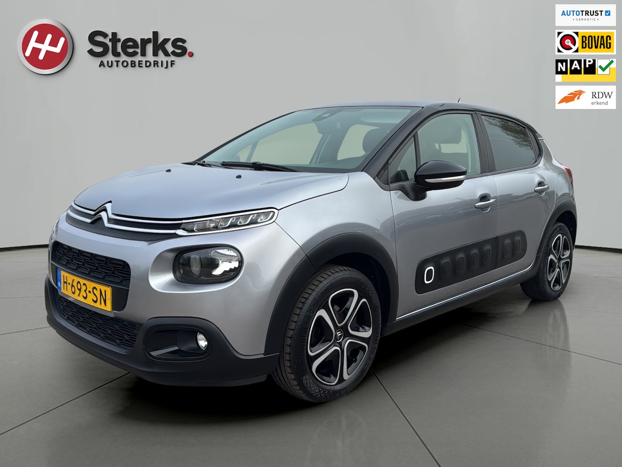 Citroën C3 - 1.2 PureTech S&S Feel Edition CARPLAY/ANDROID AUTO CLIMAAT CONTROL - AutoWereld.nl