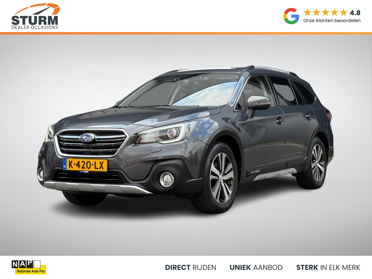 Subaru Outback - 2.5i Premium NL-Auto incl. Trekhaak Afneembaar! - AutoWereld.nl