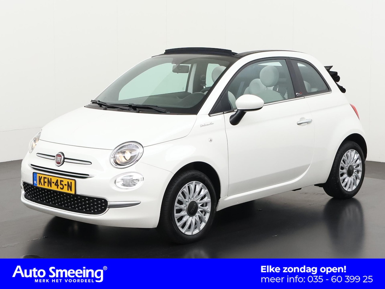 Fiat 500 C - 1.0 Hybrid Dolcevita | Parkeersensor | Apple/Android Carplay | Zondag Open! - AutoWereld.nl