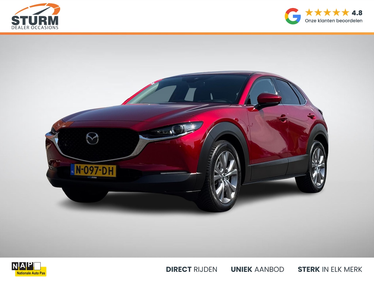 Mazda CX-30 - 2.0 e-SkyActiv-X M Hybrid Sportive NL-Auto incl. Trekhaak Afneembaar! - AutoWereld.nl