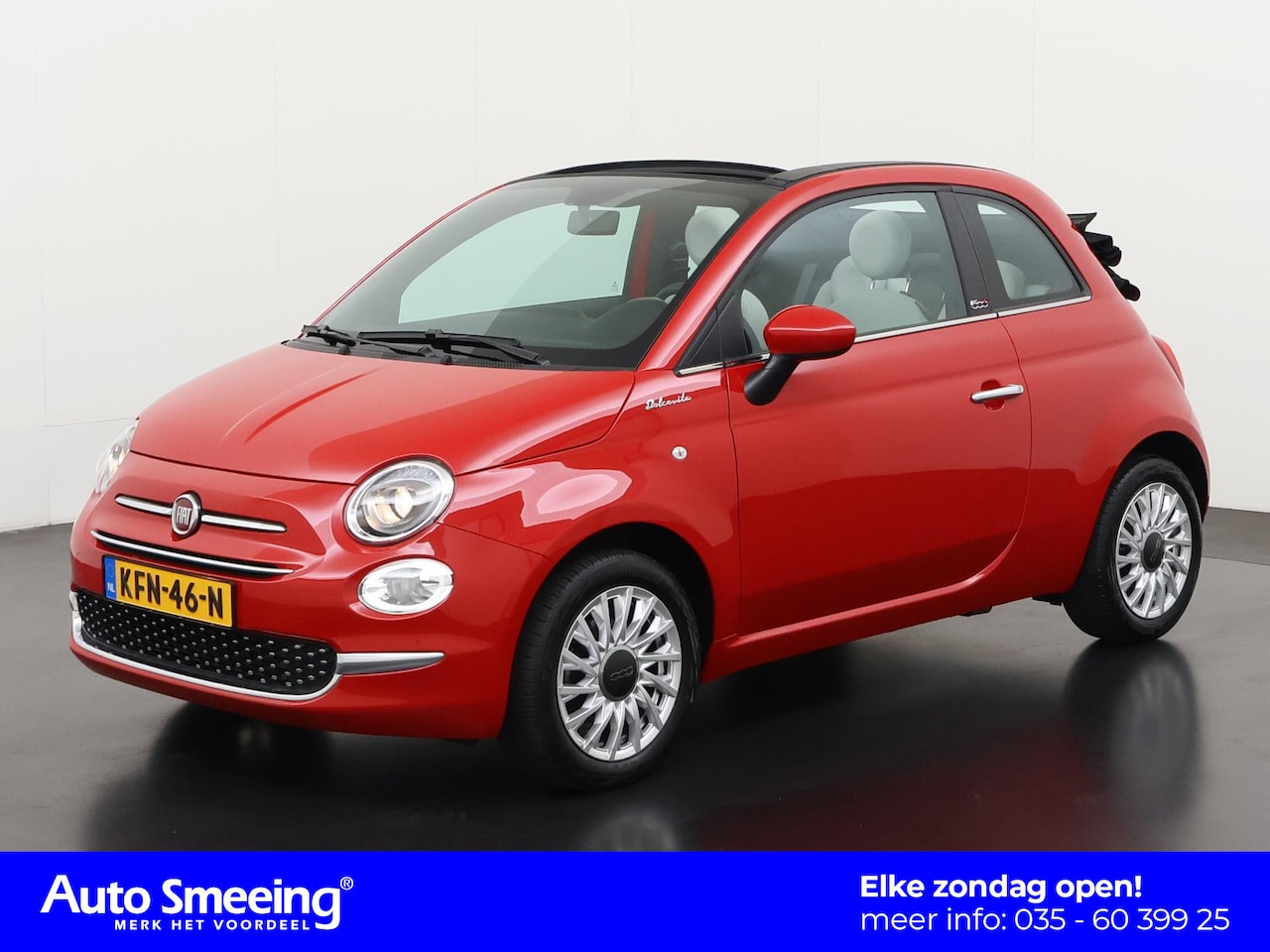 Fiat 500 C - 1.0 Hybrid Dolcevita | Apple/Android Carplay | Zondag Open! - AutoWereld.nl