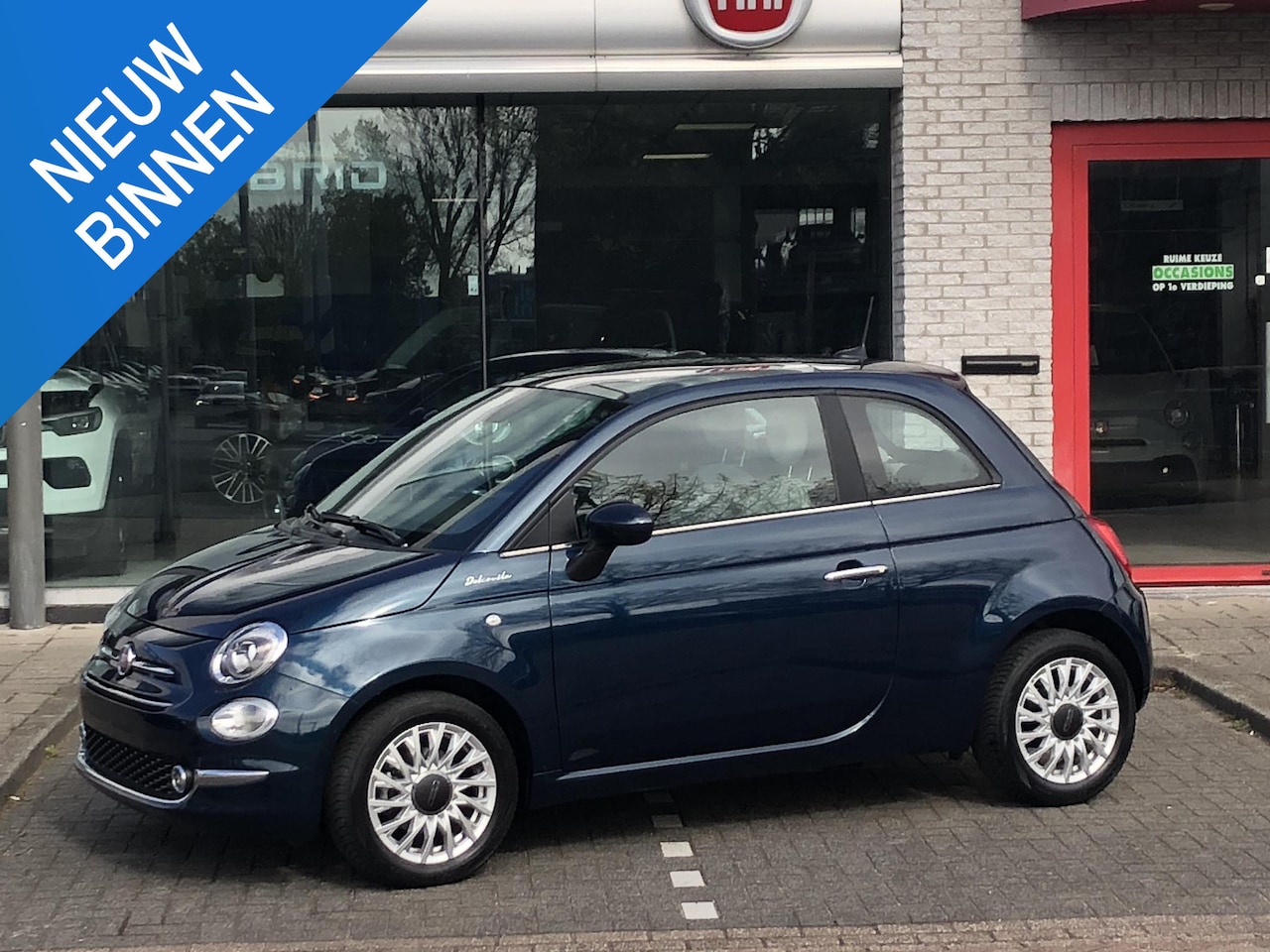 Fiat 500 - 1.0 Hybrid Dolcevita AIRCO|APPLE/ANDROID|PDC|15" - AutoWereld.nl