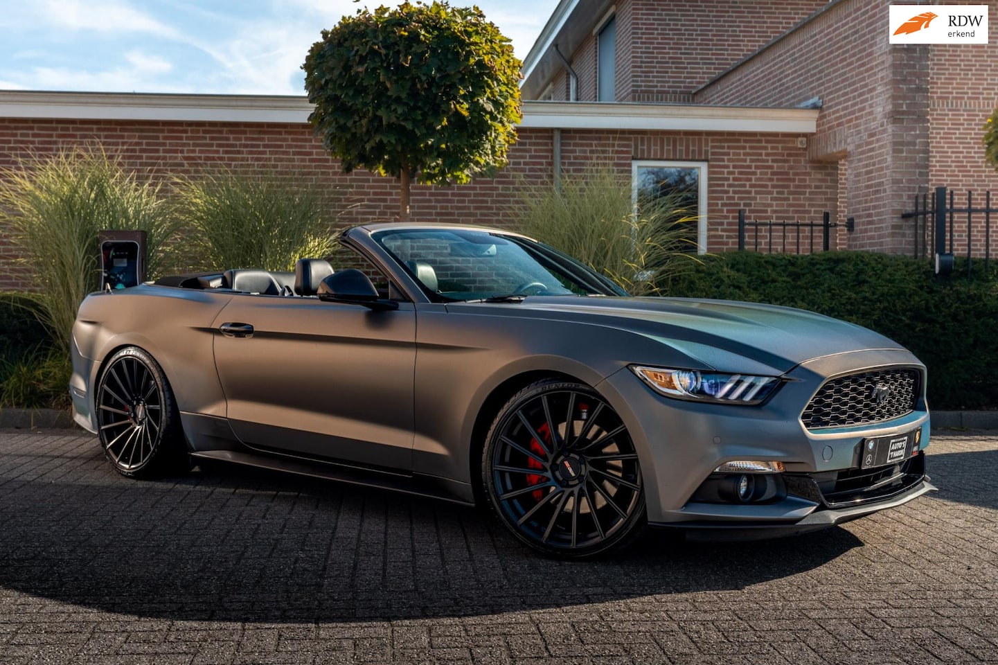 Ford Mustang Convertible - 2.3 EcoBoost Leder Stoelventilatie/Verw. LED Keyless Camera - AutoWereld.nl