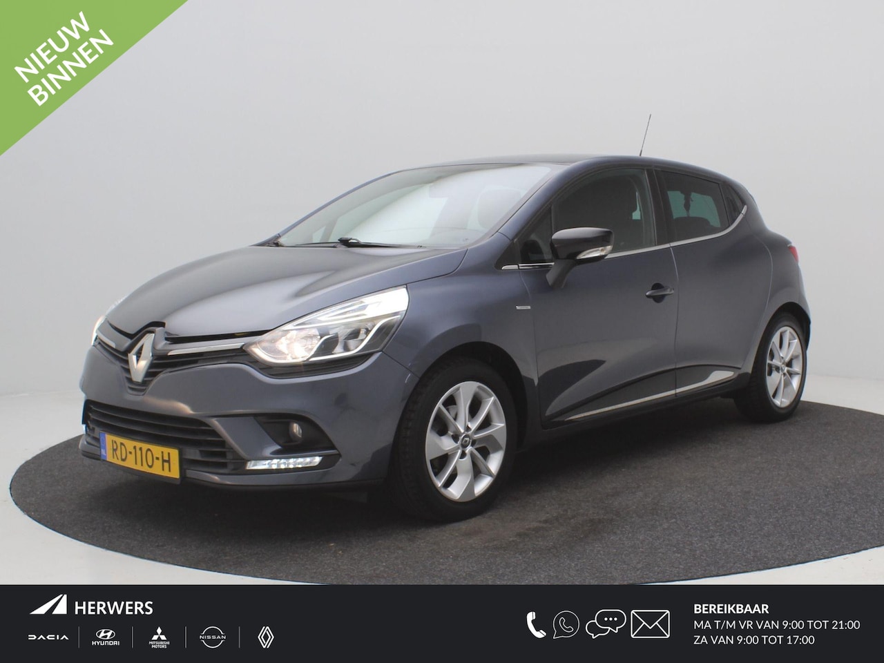 Renault Clio - 0.9 TCe Limited / Cruisecontrol / Airco / Navigatie / Parkeersensoren / Trekhaak Afneembaa - AutoWereld.nl