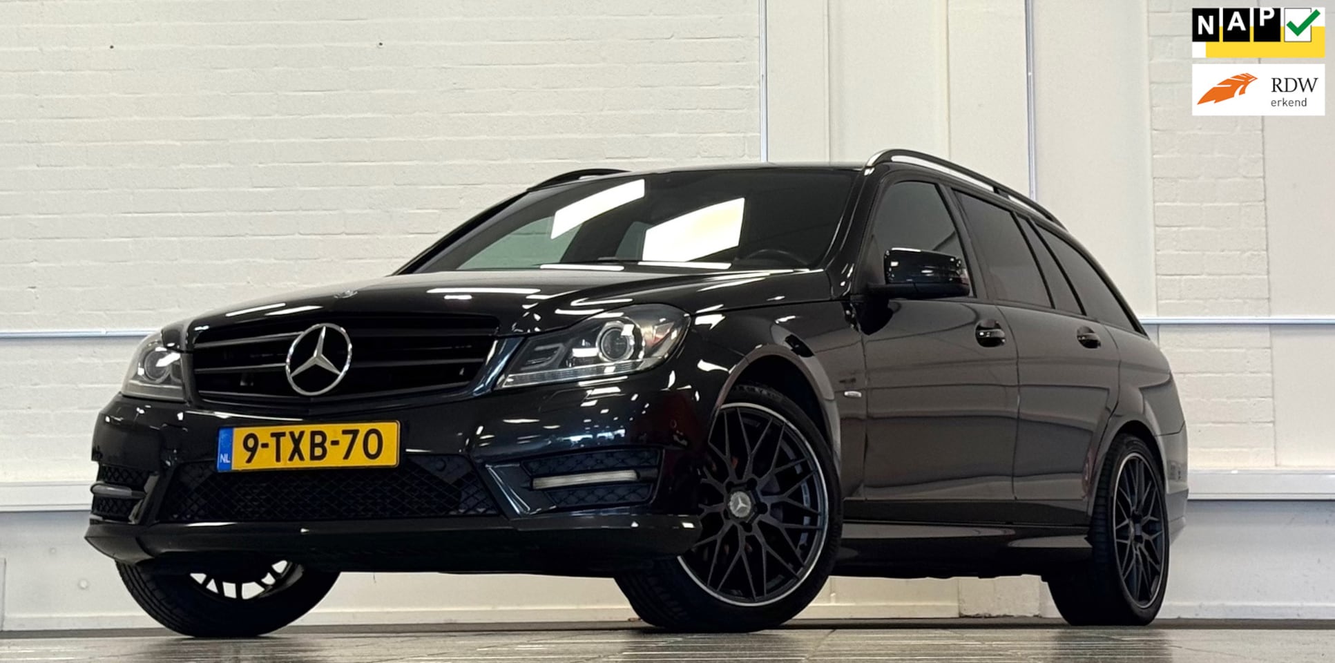 Mercedes-Benz C-klasse Estate - 180 Ambition Avantgarde Automaat 18"LM velgen Mooi! - AutoWereld.nl