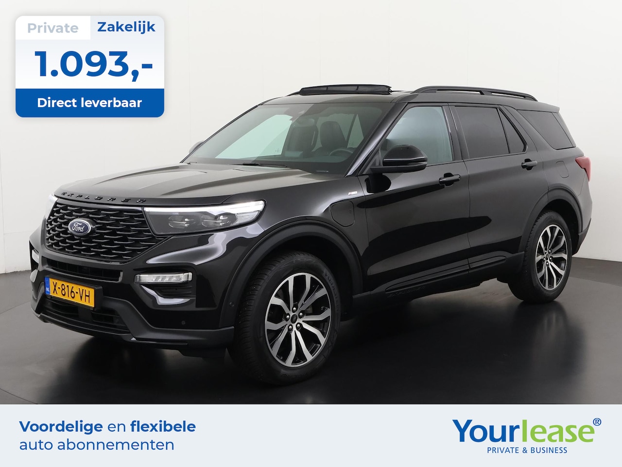 Ford Explorer - 3.0 V6 EcoBoost PHEV ST-Line 7-persoons | 1093,- Full Operational Lease | Direct uit voorr - AutoWereld.nl