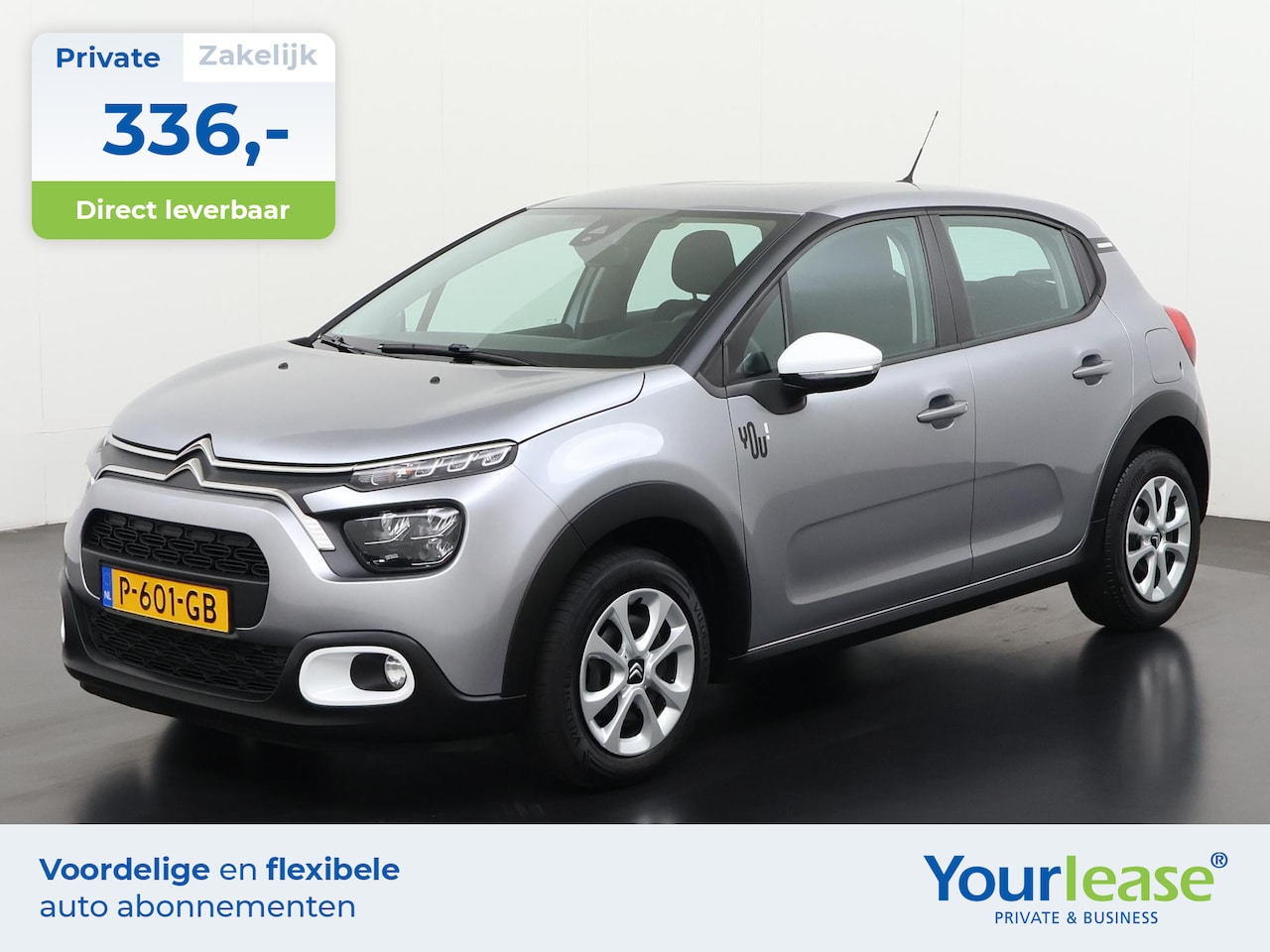Citroën C3 - 1.2 PureTech You | All-in 336,- Private Lease | Direct uit voorraad - AutoWereld.nl