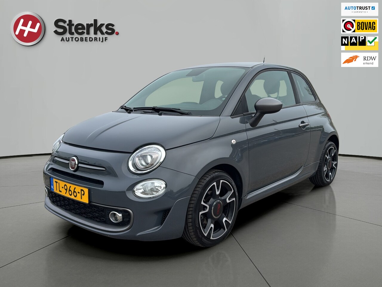 Fiat 500 - 0.9 TwinAir Turbo Sport NAVI HALF LEDER SPORT PAKKET - AutoWereld.nl