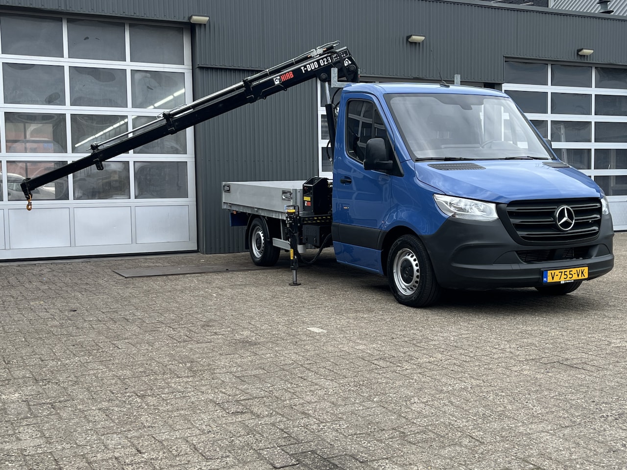Mercedes-Benz Sprinter - 311 2.2 CDI L2 Hiab 023T Laadkraan 20.000km 2-Persoons Open laadbak Pick-up Euro 6 Bakwage - AutoWereld.nl