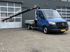 Mercedes-Benz Sprinter - 311 2.2 CDI L2 Hiab 023T Laadkraan 20.000km 2-Persoons Open laadbak Pick-up Euro 6 Bakwage