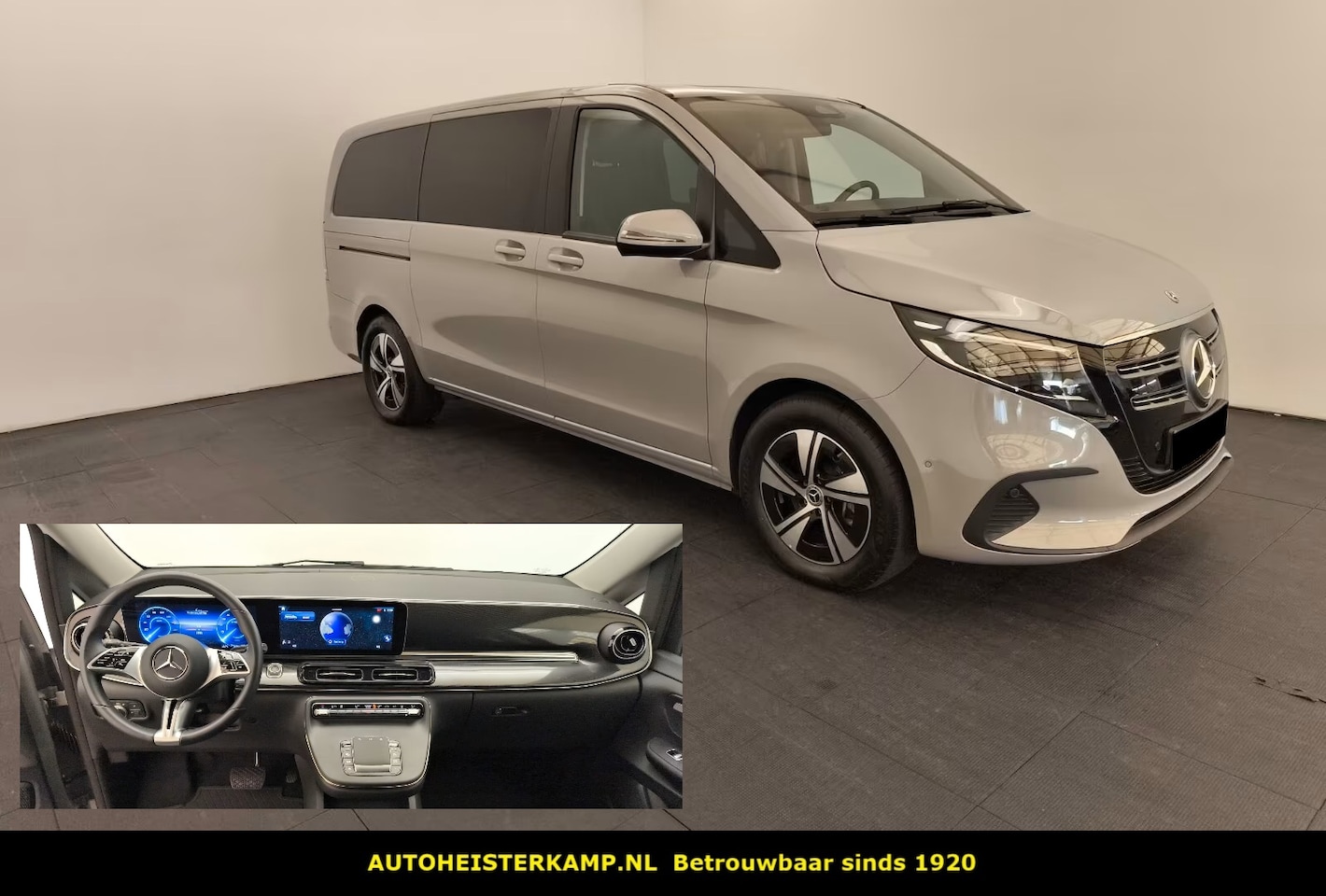 Mercedes-Benz EQV - 300 L2 90kWh 8 zitter 57.959 inclusief BTW Distronic Stoelverwarming LED Camera WideScreen - AutoWereld.nl