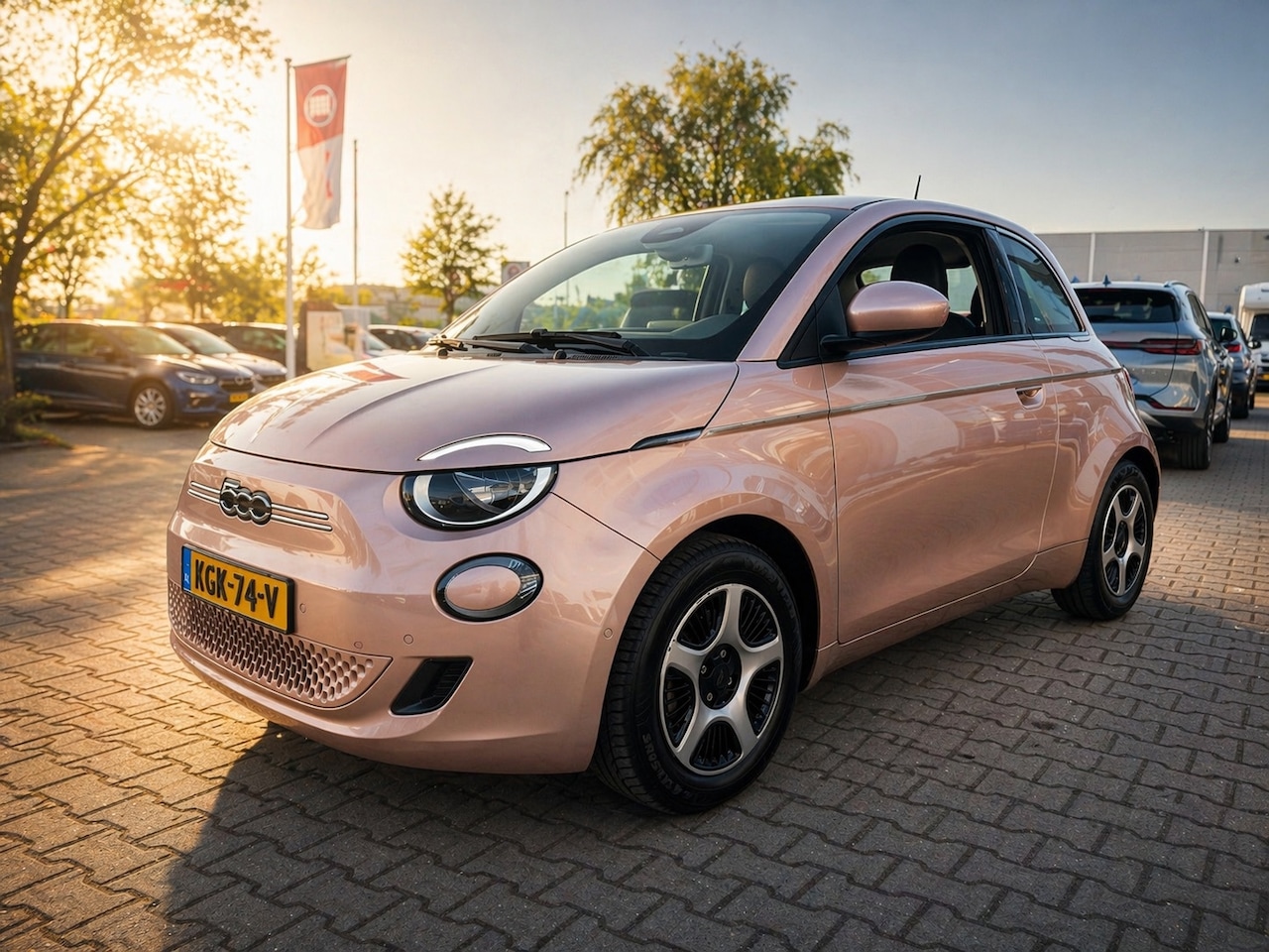 Fiat 500 - Passion 42 kWh |Carplay | Camera | Parkeersensoren | BTW - AutoWereld.nl
