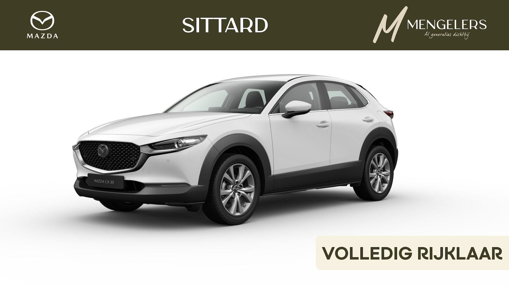 Mazda CX-30 - 2.5 e-SkyActiv-G M Hybrid Centre-line | Navigatie | Sensoren V+A | Camera achter | Stuur-/ - AutoWereld.nl