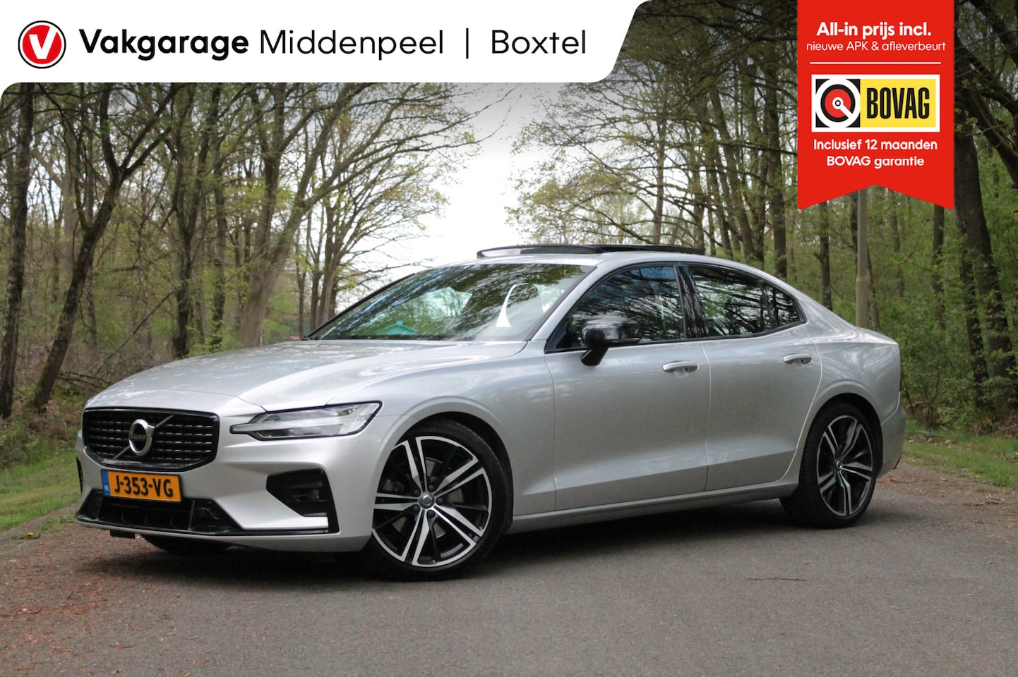 Volvo S60 - 2.0 B4 R-Design | Pano | Carplay | LED - AutoWereld.nl
