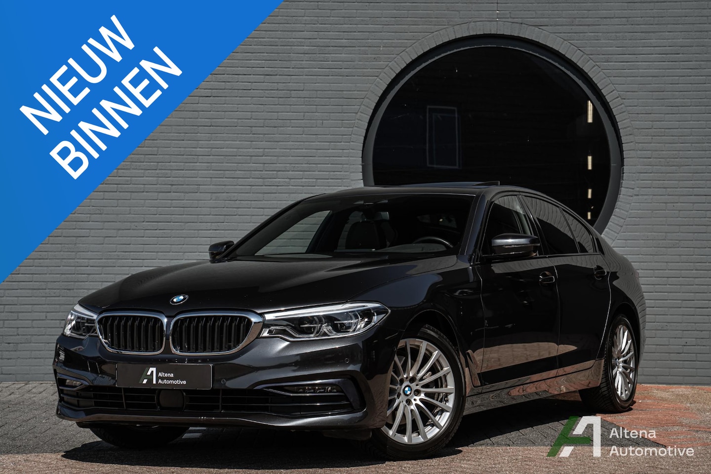 BMW 5-serie - 520i High Executive Sportline, comfort stoelen, schuifdak, head-up, camera, adaptieve crui - AutoWereld.nl