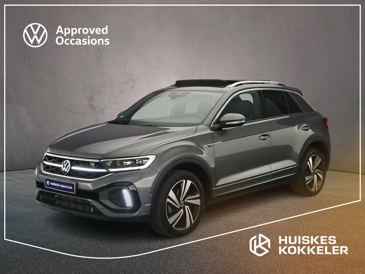 Volkswagen T-Roc - R-Line Business 1.5 TSI 150pk DSG Automaat Panoramadak, Adaptive cruise control, Elektrisc - AutoWereld.nl