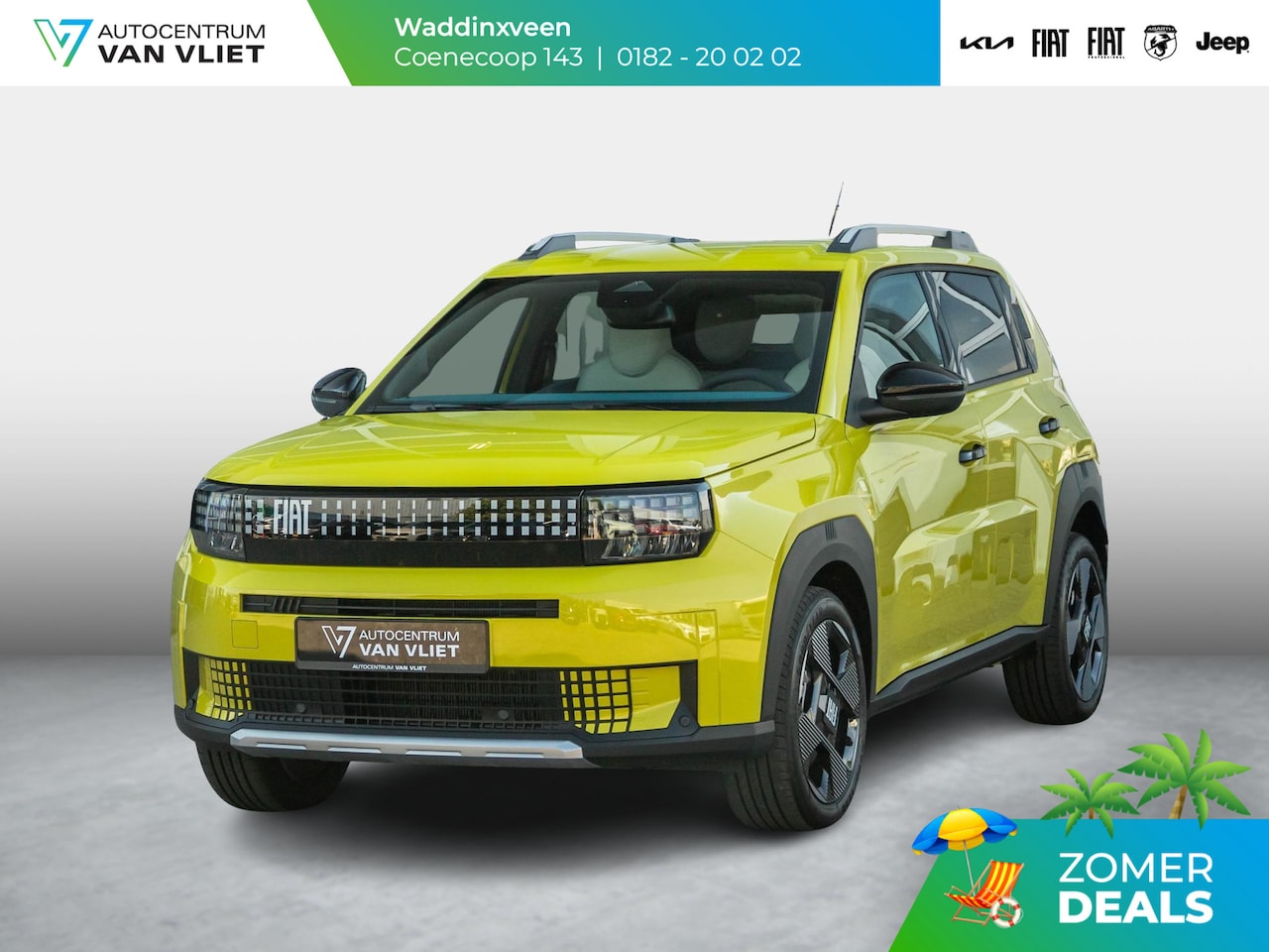 Fiat Grande Panda - La Prima 11 kW 44 kWh | Uit voorraad leverbaar | Clima | Cruise | Camera | Apple Carplay | - AutoWereld.nl