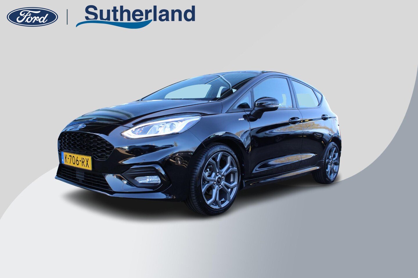 Ford Fiesta - 1.0 EcoBoost ST-Line | Stoel + Stuurverwarming | Parkeersensoren | Climate Control | Cruis - AutoWereld.nl