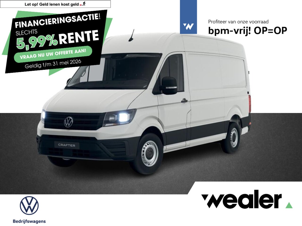 Volkswagen Crafter - Bedrijfswagens Trendline L3 2.0 TDI EU6 103 kW (140 pk) GVW 3.0T WB 3640 MM 6 versn. Han - AutoWereld.nl