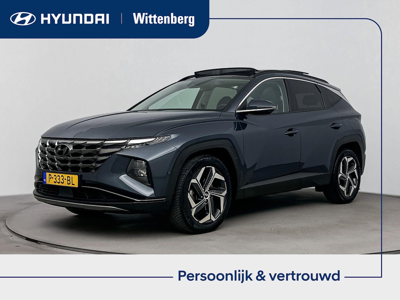 Hyundai Tucson - 1.6 T-GDI HEV Premium Sky | Panoramadak | Leer | Trekhaak | Trekgewicht 1650kg | Memory | - AutoWereld.nl