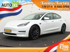 Tesla Model 3 - Performance AWD 75 kWh Pano-dak 20'LMV Dodehoek