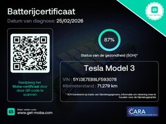 Tesla Model 3 - Long-Range AWD 351pk 75 kWh 87% SoH [ TREKHAAK+AUTOPILOT+19 INCH+PREMIUM AUDIO ]