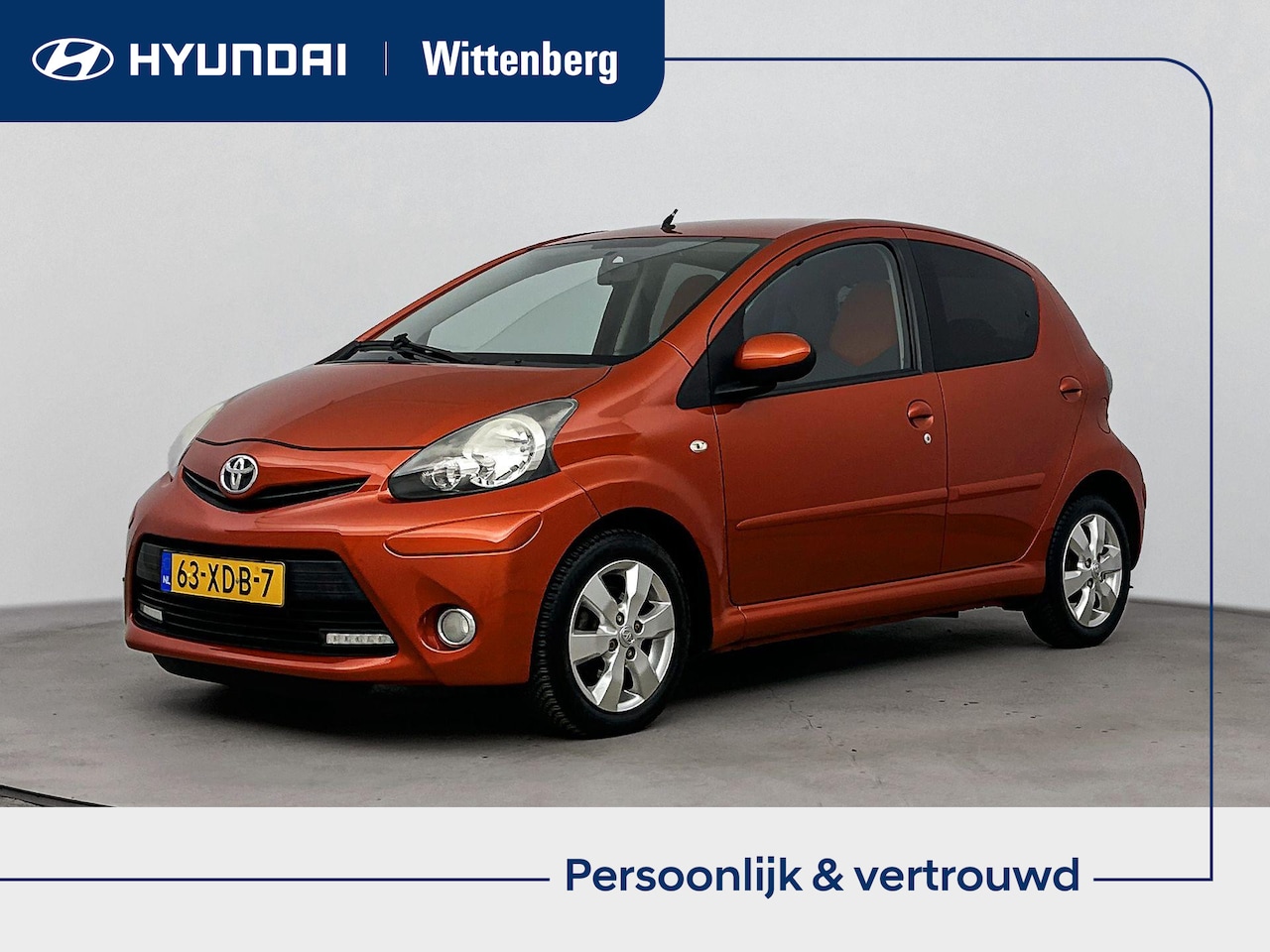 Toyota Aygo - 1.0 VVT-i Dynamic Orange | All season | L.M. Velgen | Airco | Getint glas | - AutoWereld.nl