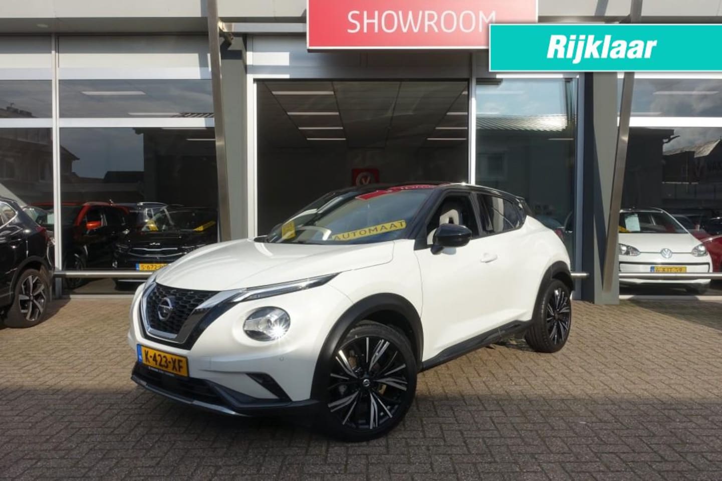 Nissan Juke - 1.0 DIG-T N-DESIGN AUTOMAAT Trekhaak 1e Eigenaar (All-in prijs) - AutoWereld.nl