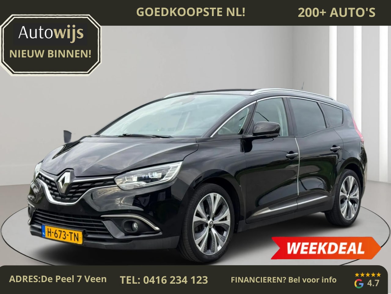 Renault Grand Scénic - 1.5 dCi Intens|AUT|CAMERA|LED|TREKHAAK|CRUISE - AutoWereld.nl