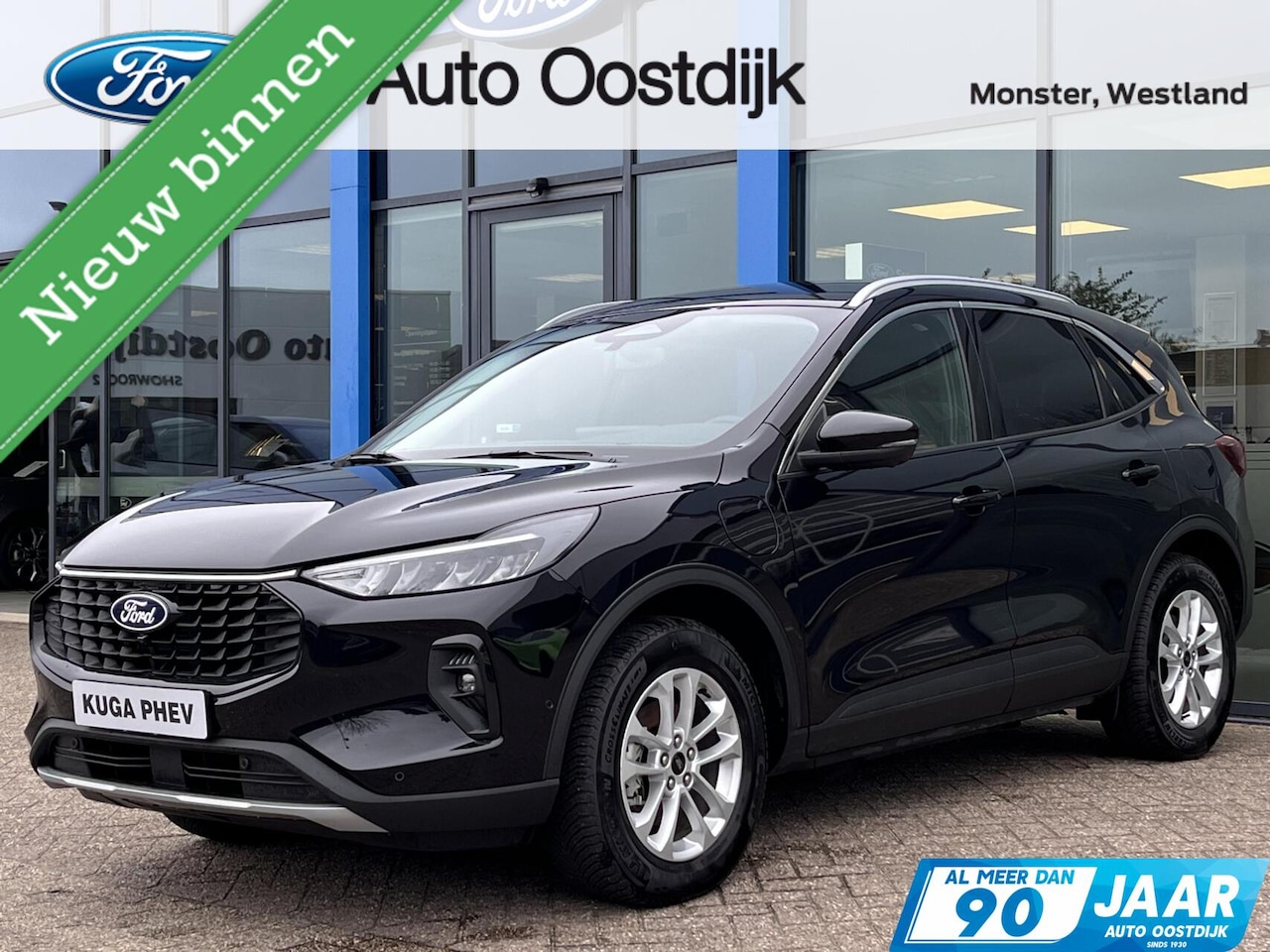 Ford Kuga - 2.5 PHEV Titanium 243PK Elek. Trekhaak Winterpack Adaptieve Cruise 360-Camera Blind-Spot K - AutoWereld.nl
