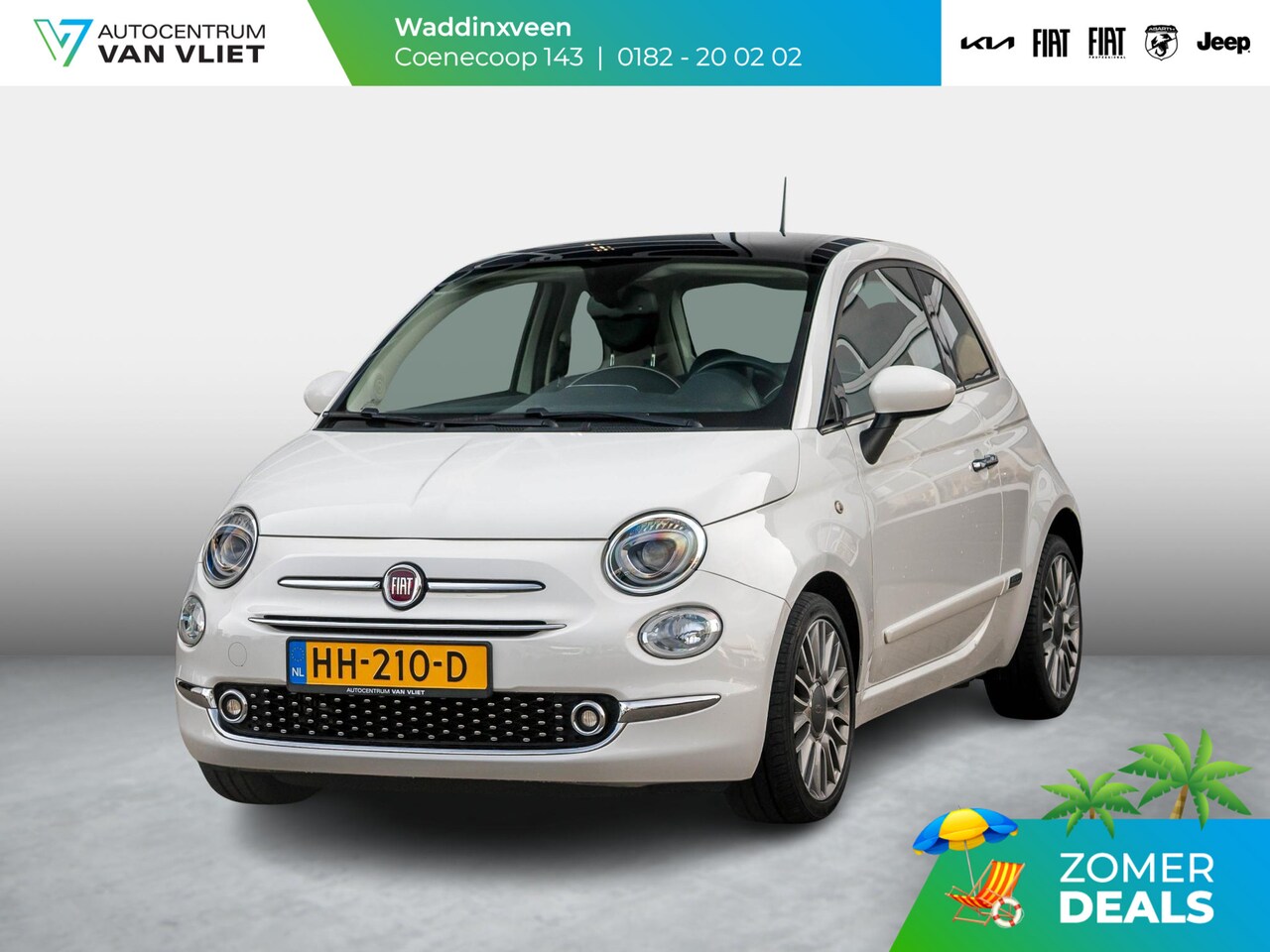 Fiat 500 - TwinAir Turbo Lounge | Panoramadak l Navi l PDC l Clima | Pack Style | Pack Business - AutoWereld.nl