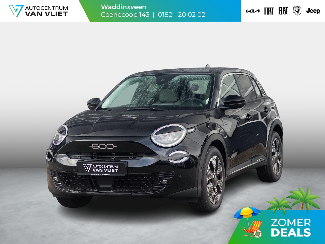 Fiat 600e - La Prima 54 kWh | Carplay | Elek. Stoel | Stoelverwarming | Keyless | LED | Clima - AutoWereld.nl