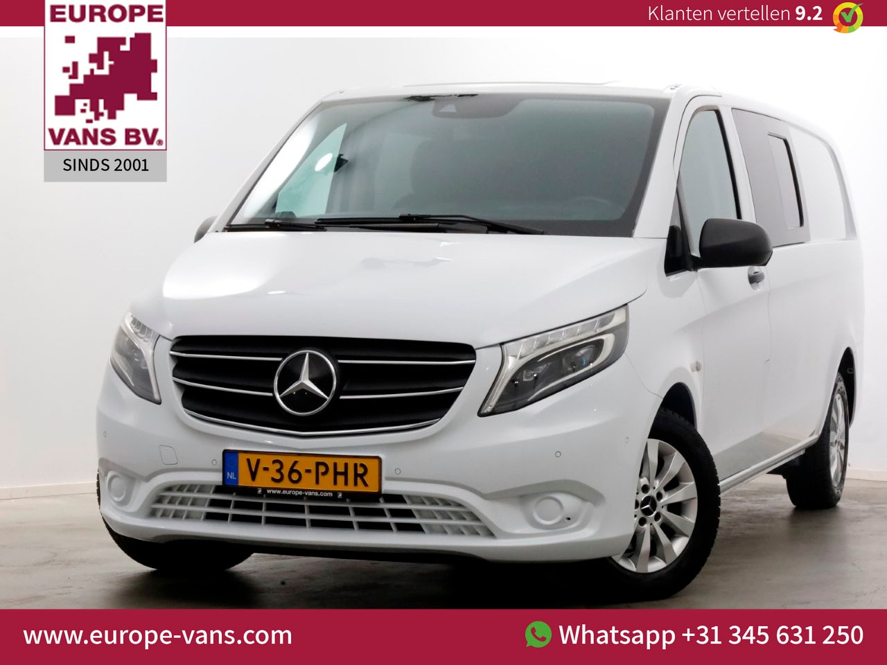 Mercedes-Benz Vito - 116 CDI 163pk RWD 9G Automaat XL Extra Lang D.C. LED/Airco/Navi 07-2021 - AutoWereld.nl