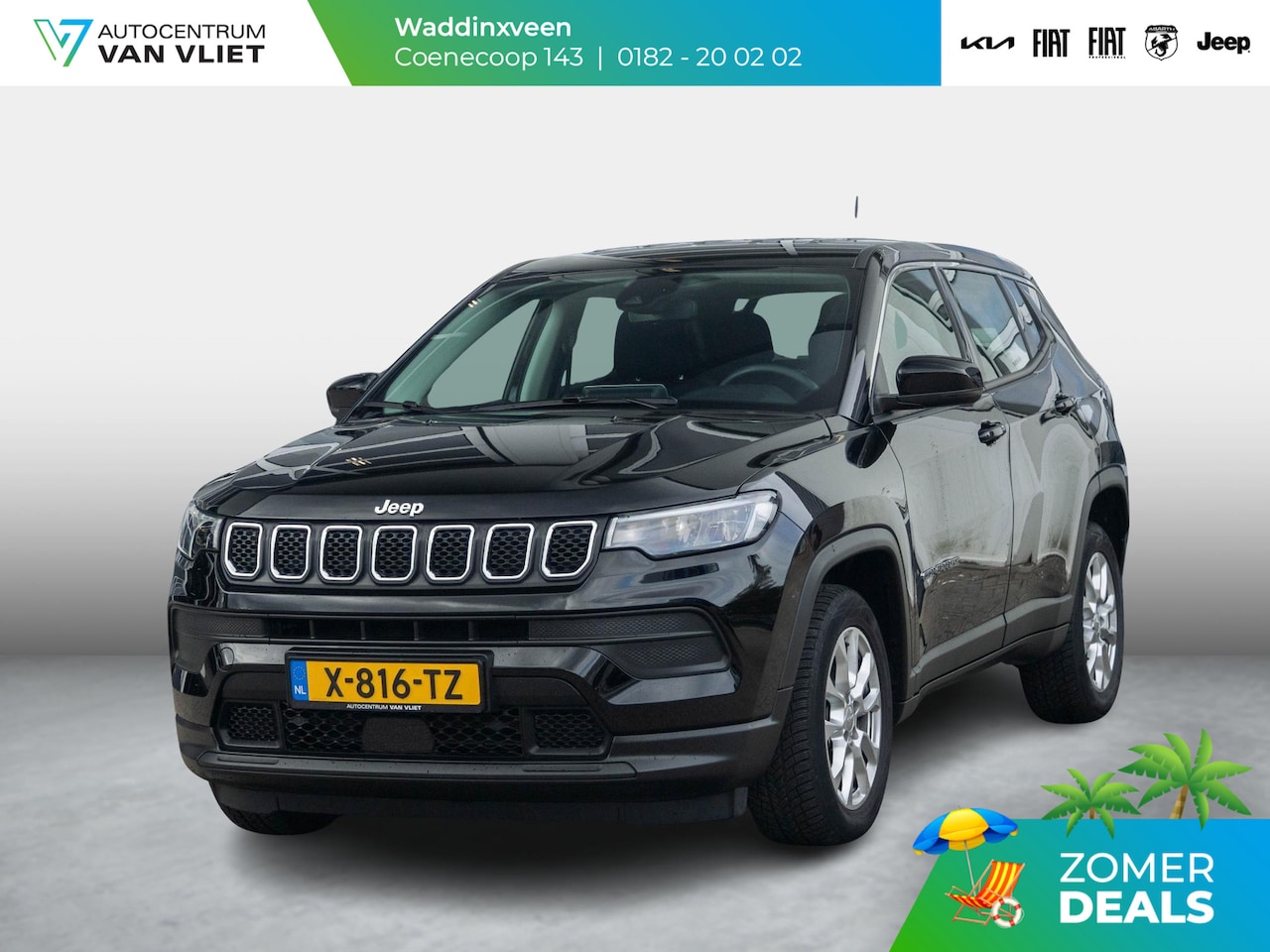 Jeep Compass - 1.5T e-Hybrid Longitude | Clima | Cruise | Camera | Apple Carplay | Winter Pack - AutoWereld.nl