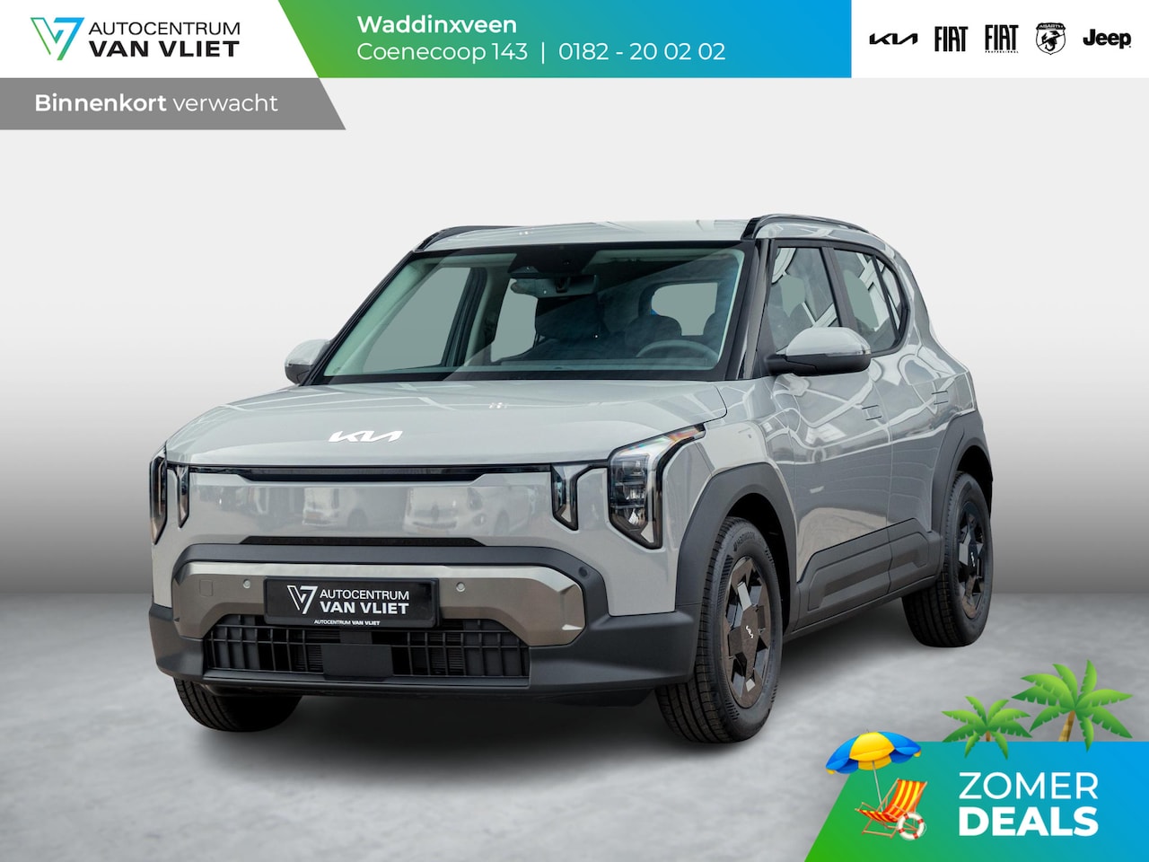 Kia EV2 - Air 42.2 kWh 5p. | Actieprijs * | Clima | Adapt. cruise | Navi | Dakrails | 16" | Stoel&St - AutoWereld.nl