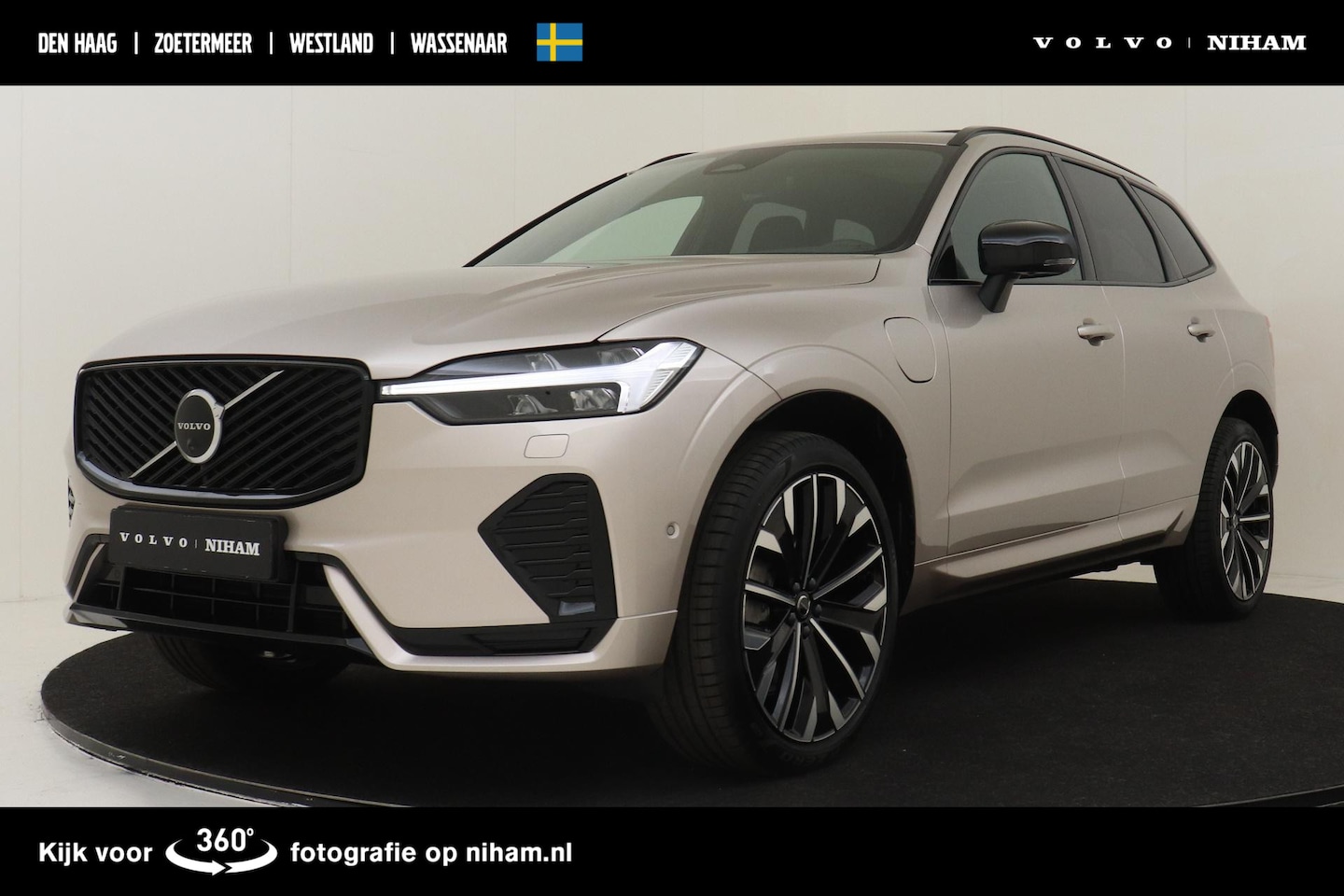 Volvo XC60 - II T6 PLUG-IN HYBRID AWD ULTRA DARK *NIEUW!* -PANO.DAK|HARMAN/KARDON|HEAD-UP DISP.|360°CAM - AutoWereld.nl