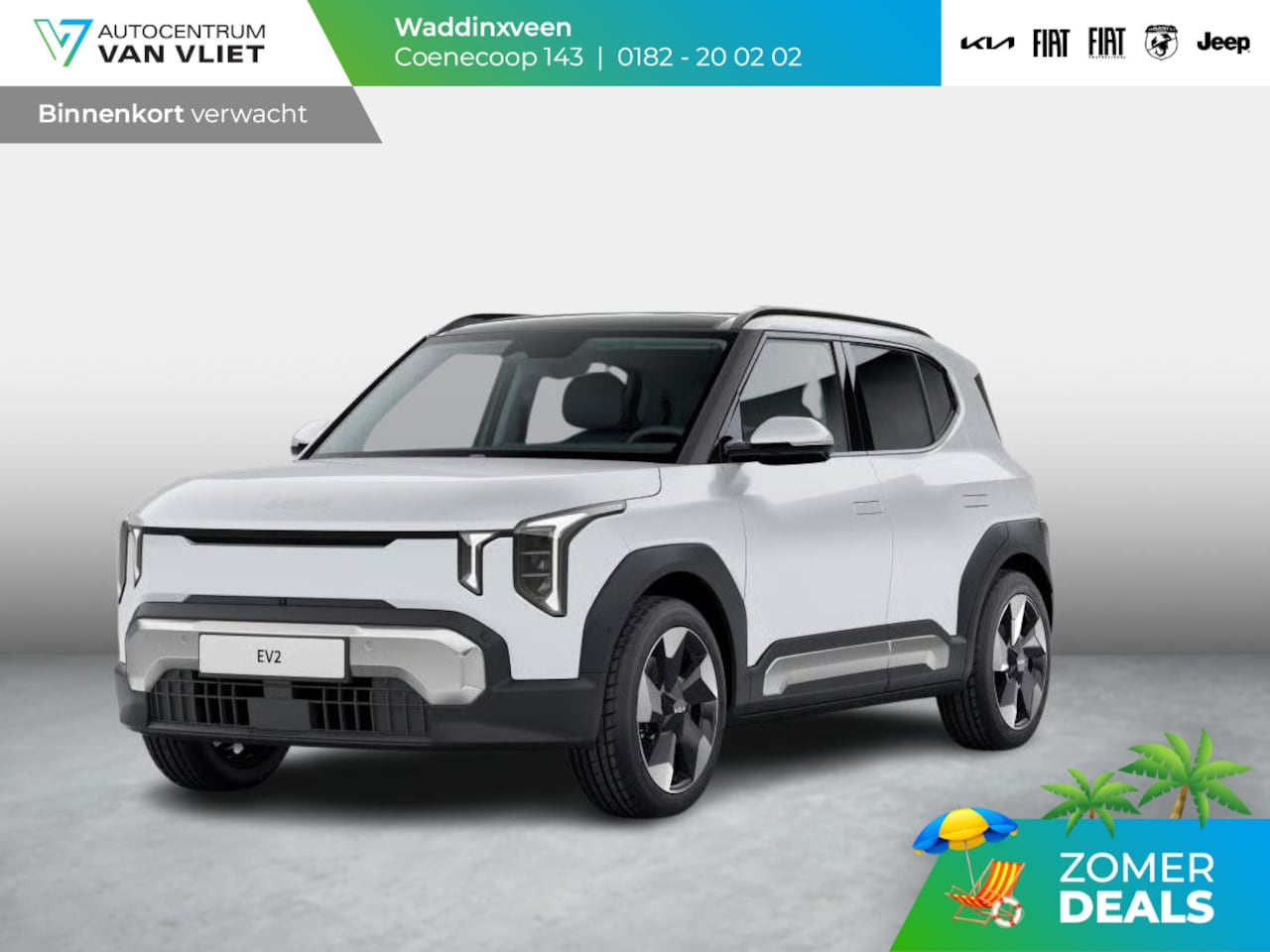 Kia EV2 - Plus Advanced 42.2 kWh 4p. | Actieprijs * | Clima | Adapt. cruise | Navi | Schuif/Kantelda - AutoWereld.nl
