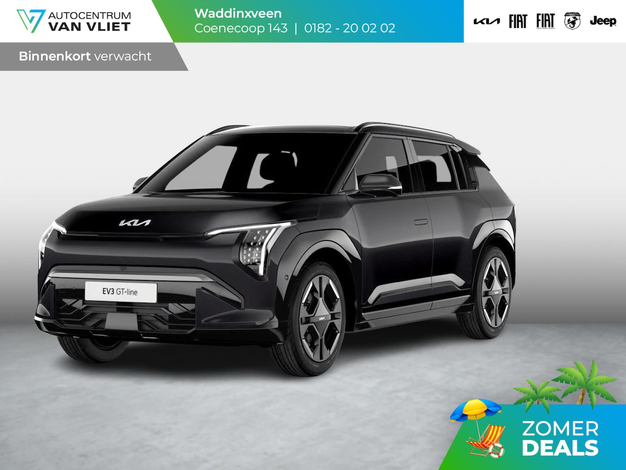Kia EV3 - GT-PlusLine 81.4 kWh | Schuif/kanteldak | Stoel&Stuur Verw. | Camera | Adapt. Cruise | HUD - AutoWereld.nl