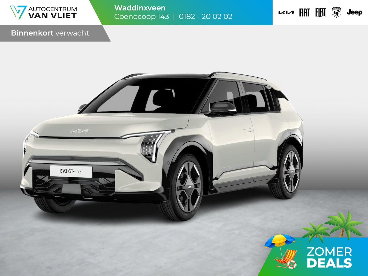 Kia EV3 - GT-PlusLine 81.4 kWh | Schuif/kanteldak | Stoel&Stuur Verw. | Camera | Adapt. Cruise | HUD - AutoWereld.nl