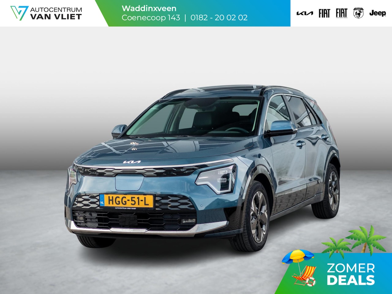 Kia Niro EV - Plus 64.8 kWh l Lederlook bekleding l Stoelverwarming l El. verstelbare stoelen l - AutoWereld.nl
