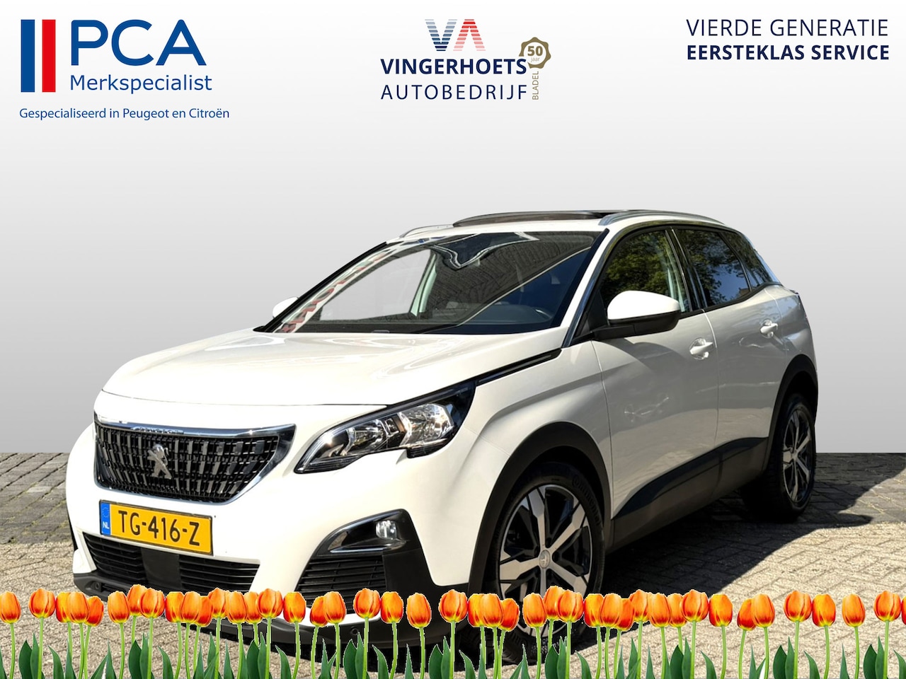 Peugeot 3008 - 130 Pk Luxe Benzine * AUTOMAAT * Open Schuifdak * L.M. Velgen * Achteruitrij Camera * Keyl - AutoWereld.nl
