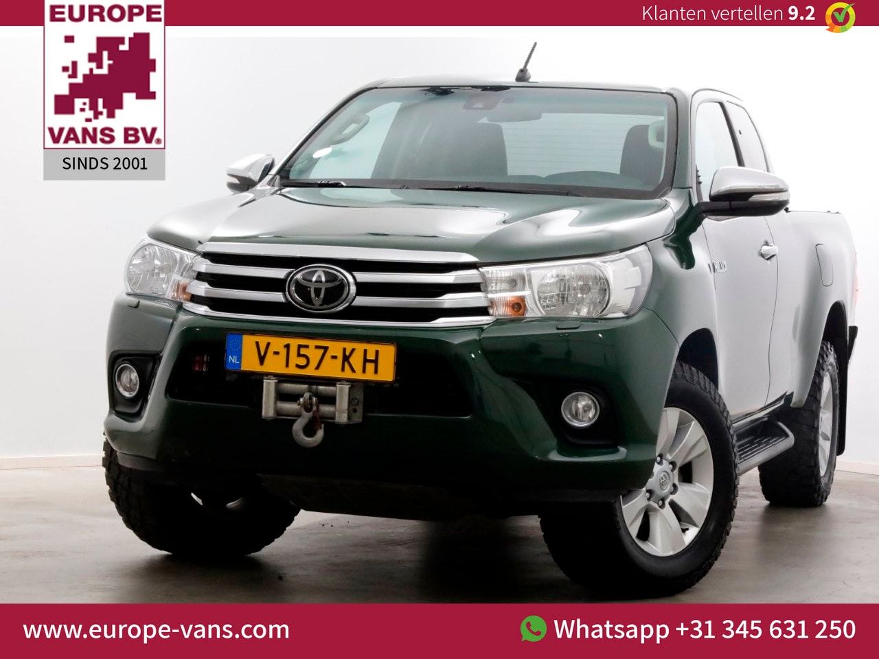 Toyota HiLux - 2.4 D-4D-F 150pk E6 4x4 4WD Xtra Cab Professional Trekhaak 3500kg 11-2017 - AutoWereld.nl