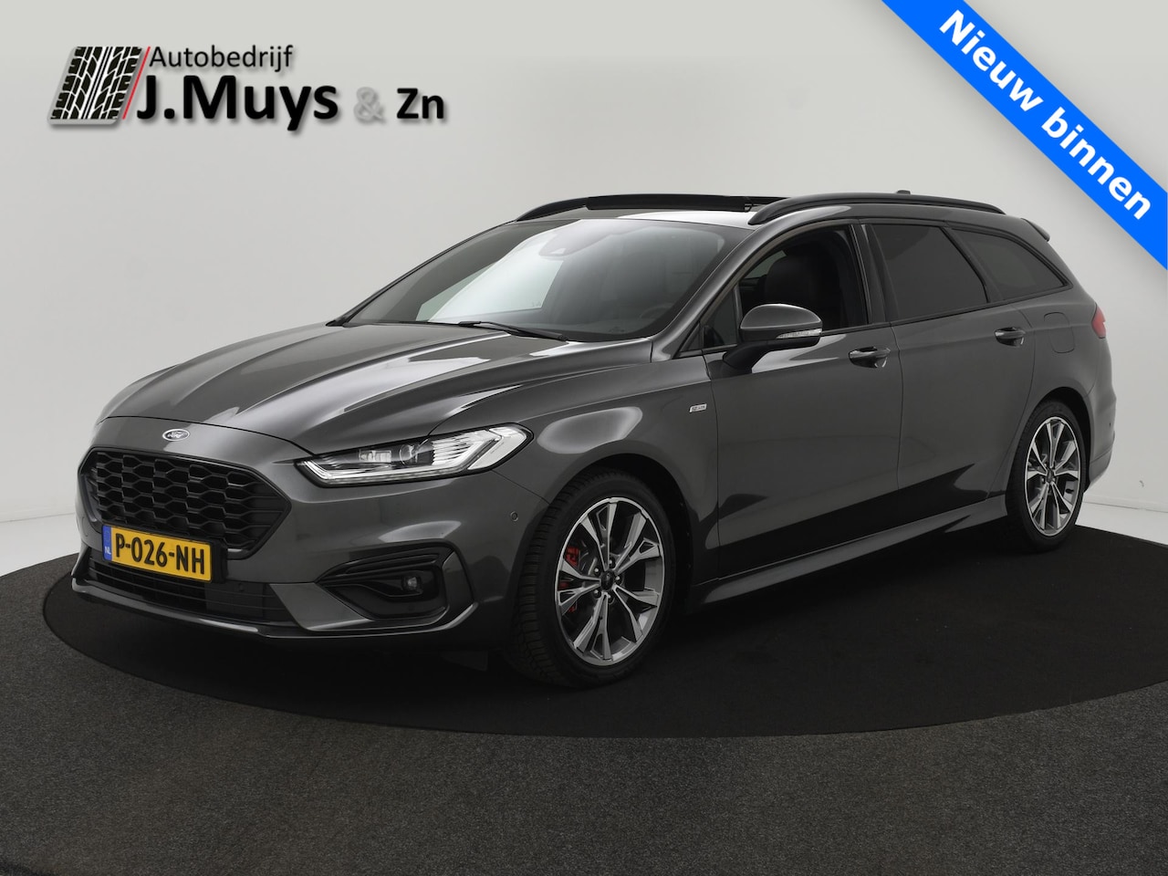 Ford Mondeo Wagon - 2.0 IVCT HEV ST-Line TREKH|PANODAK|LEER|BLIS|WINTERPACK|SONY|ELEK.ACHTERKLEP|LED - AutoWereld.nl