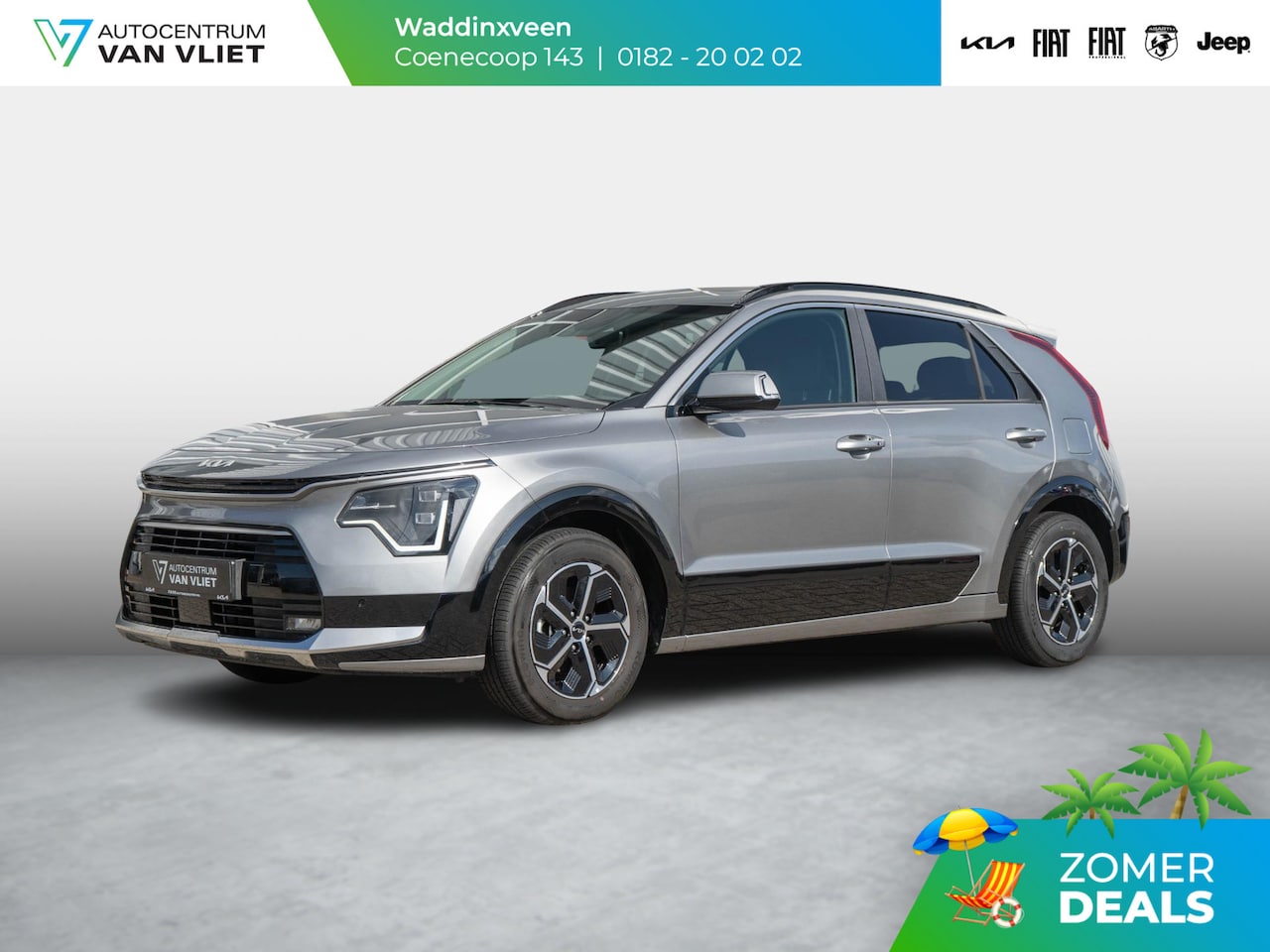 Kia Niro - 1.6 GDi Hybrid DynamicPlusLine | HUD | Stoel en stuurverwarming | Schuifkanteldak - AutoWereld.nl