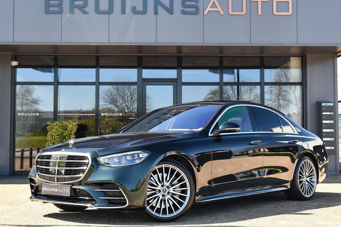 Mercedes-Benz S-klasse - 400d 4MATIC AMG Line EMERALD GREEN|BTW|Panoramadak - AutoWereld.nl