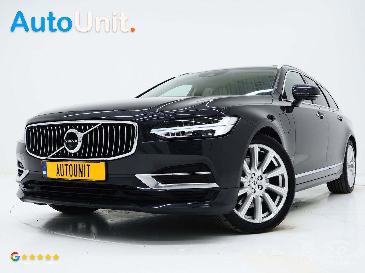 Volvo V90 - 2.0 T8 AWD Inscription | Panoramadak | Massage | Pilot Assist | HUD | Leder | Keyless | 36 - AutoWereld.nl